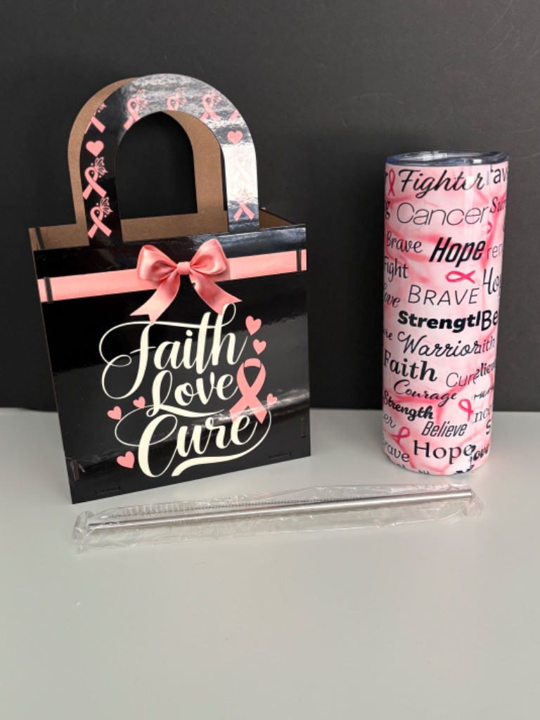 Custom Awareness Tumbler & Tote Set