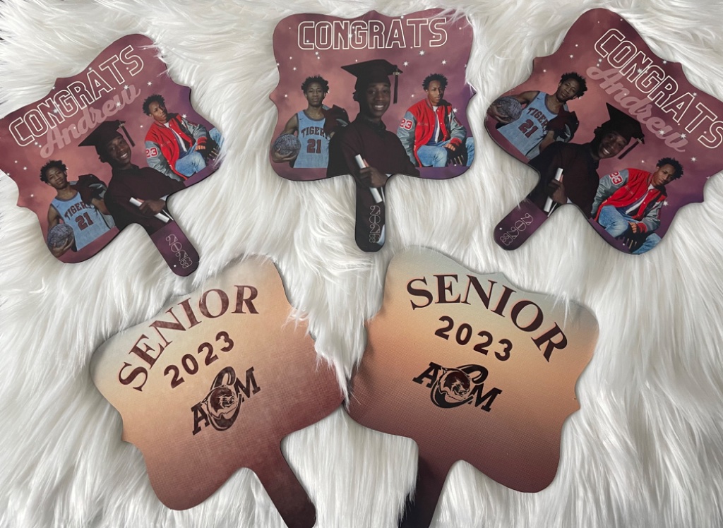 Custom Graduation Fans
