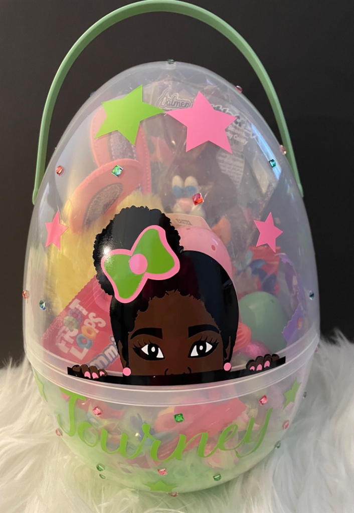Personalized Easter Egg Basket