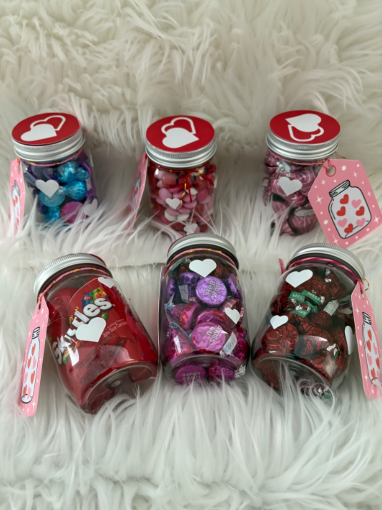 Valentine's Day Candy Jars