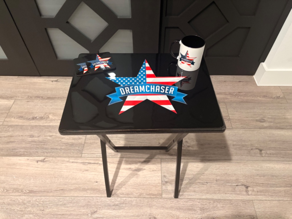 Custom Table & Mug Set
