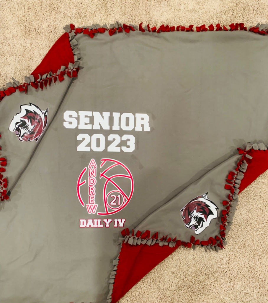 Custom Senior Fleece Blanket