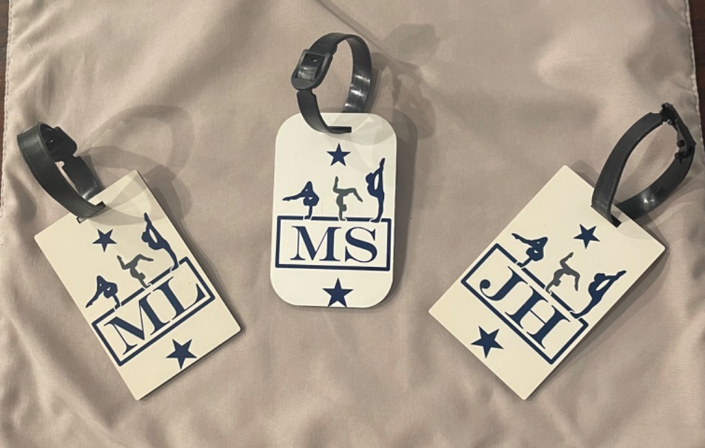 Custom Gymnastics Luggage Tags