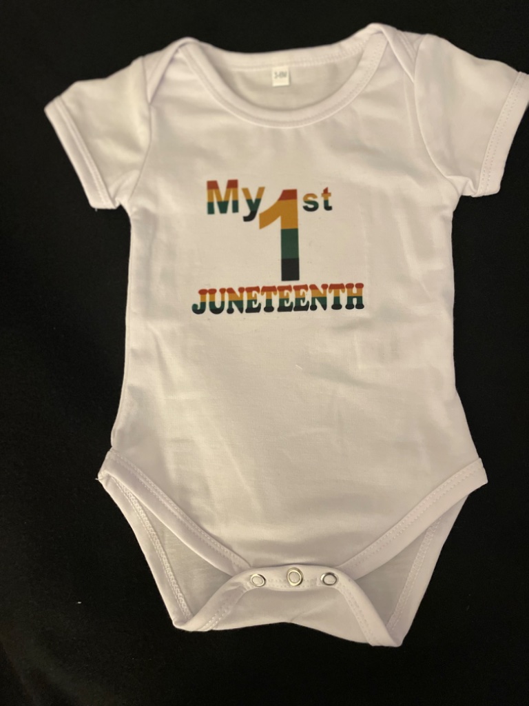 Custom Juneteenth Onesie