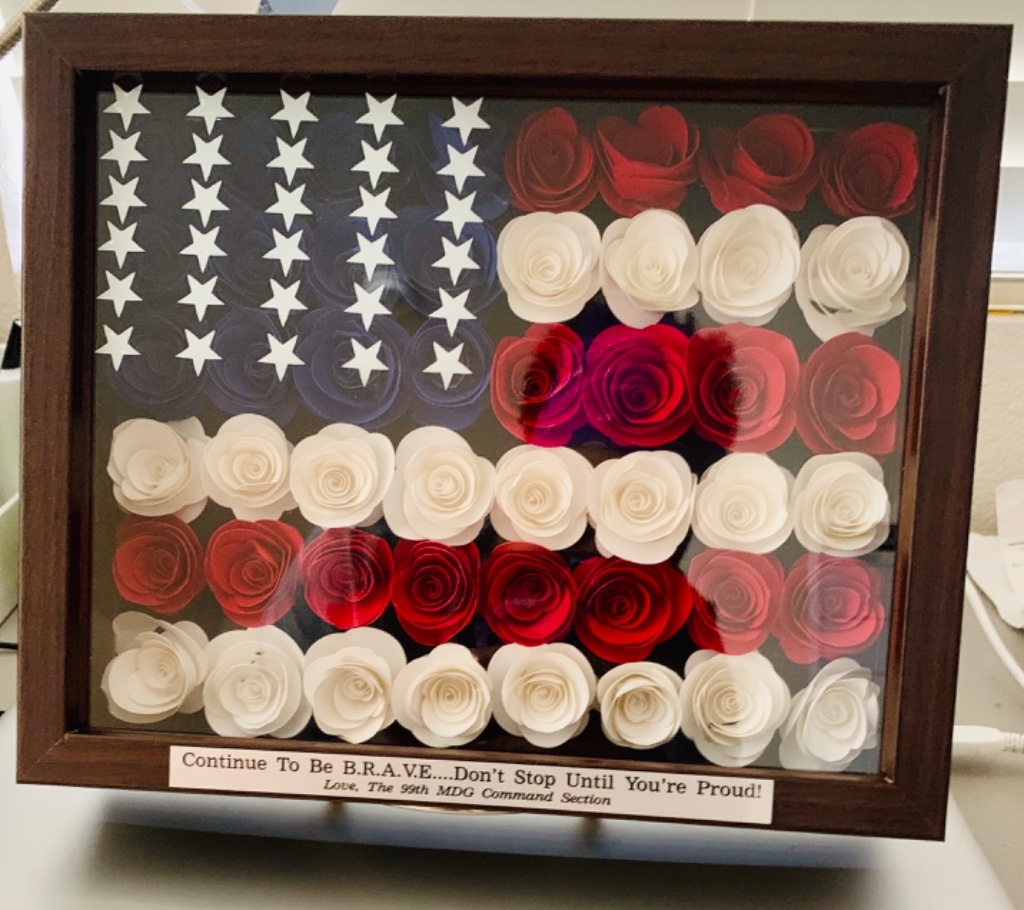 Custom Patriotic Shadow Box