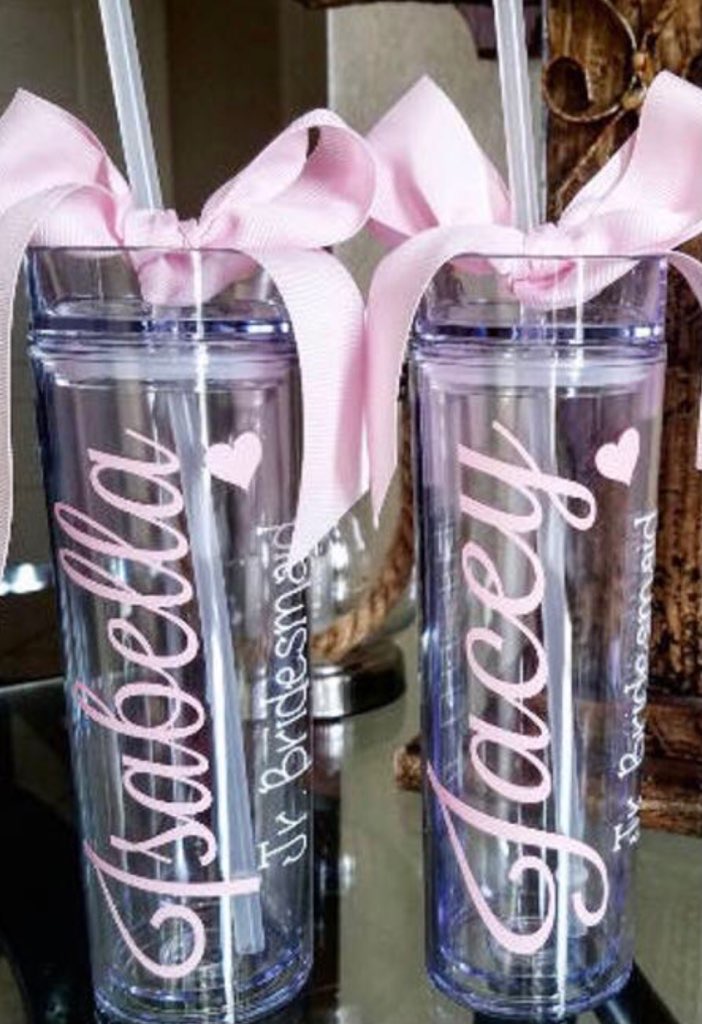 Personalized Bridesmaid Tumblers