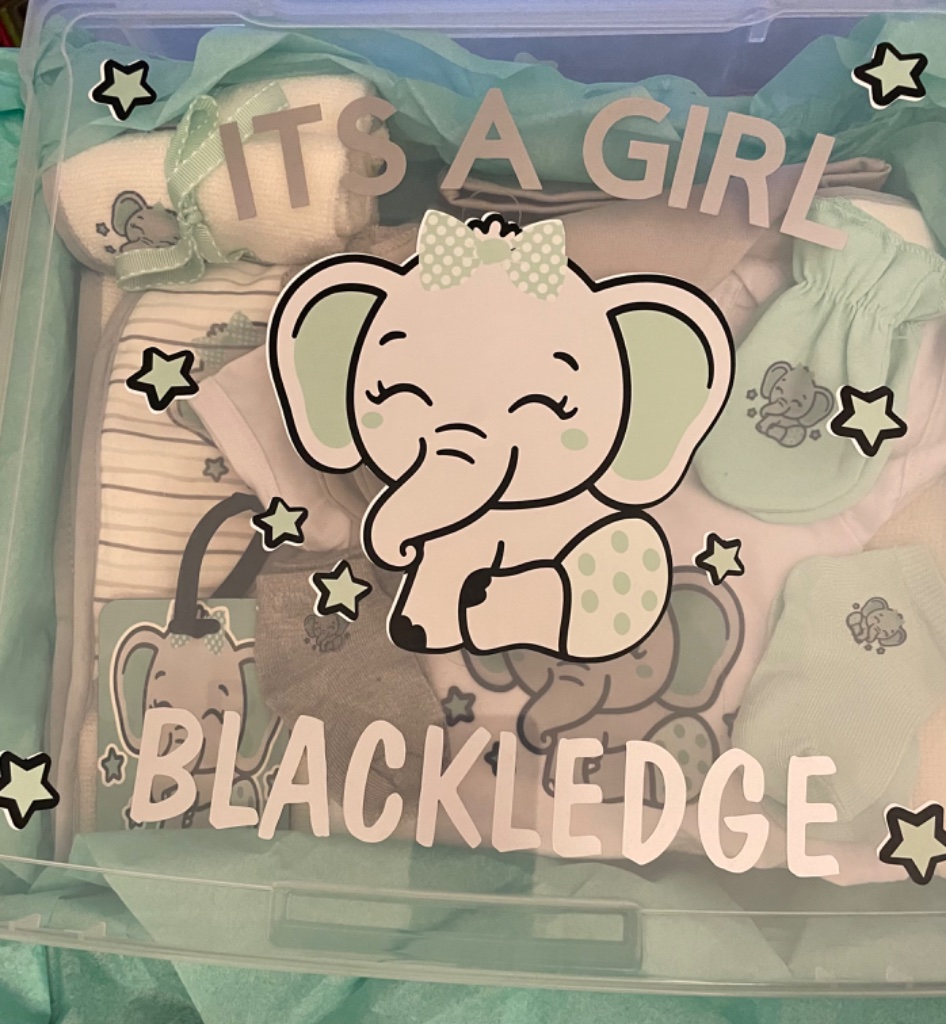 Custom Baby Announcement Box