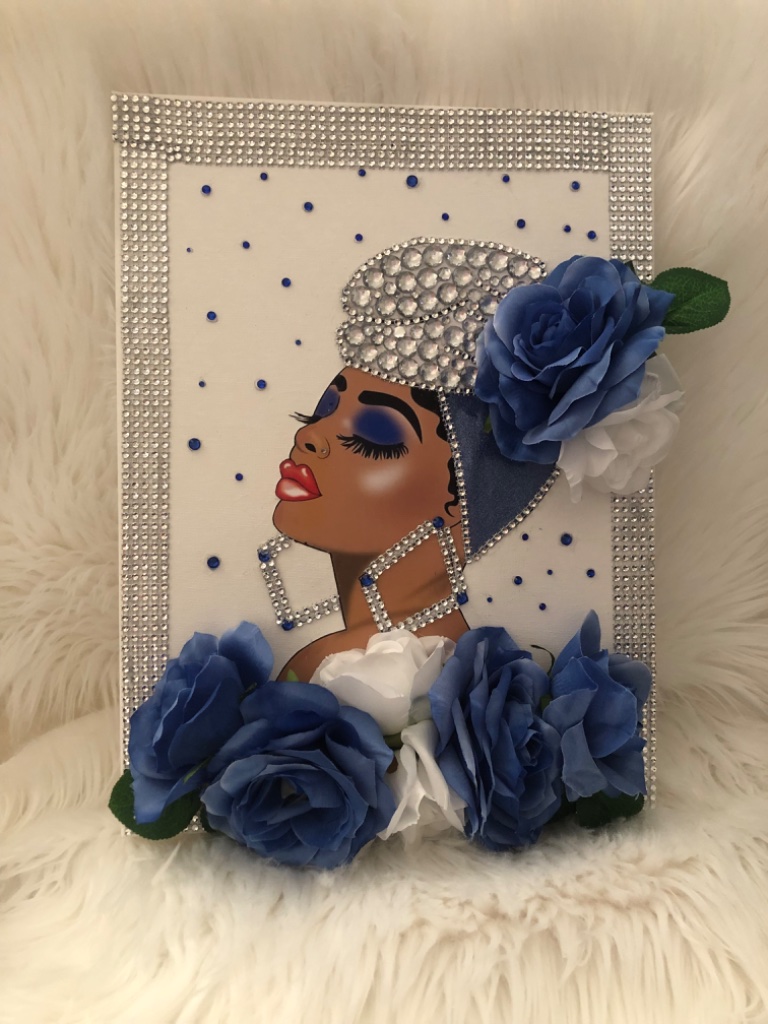 Custom 3D Rose Frame