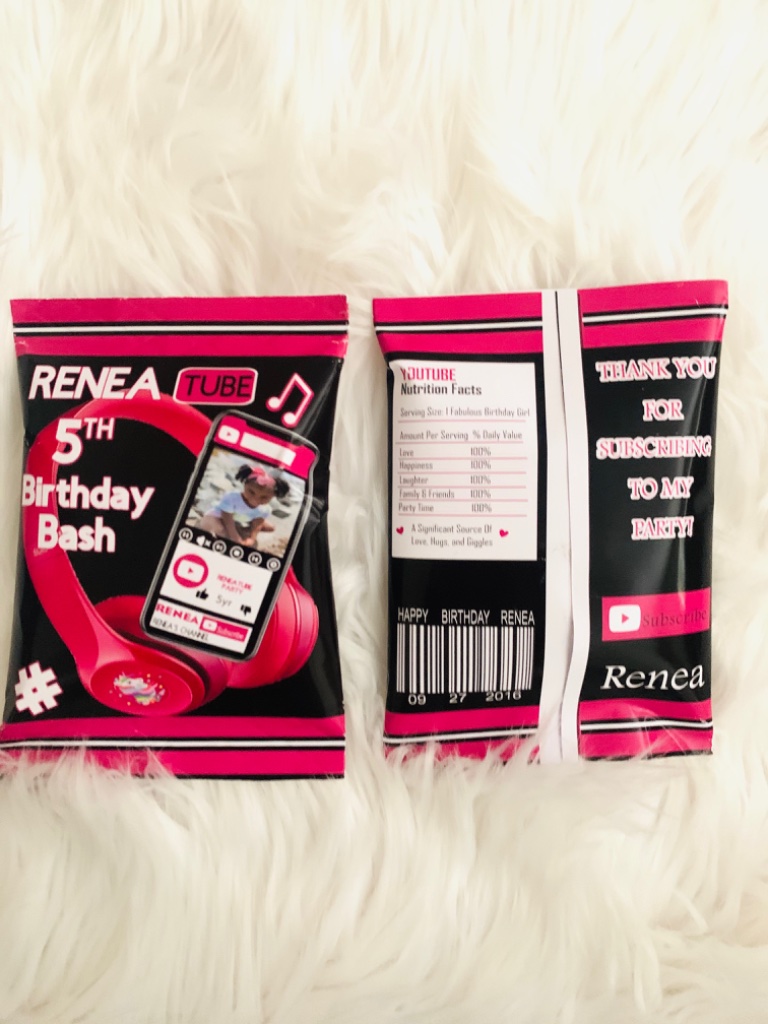 Personalized Snack Bags