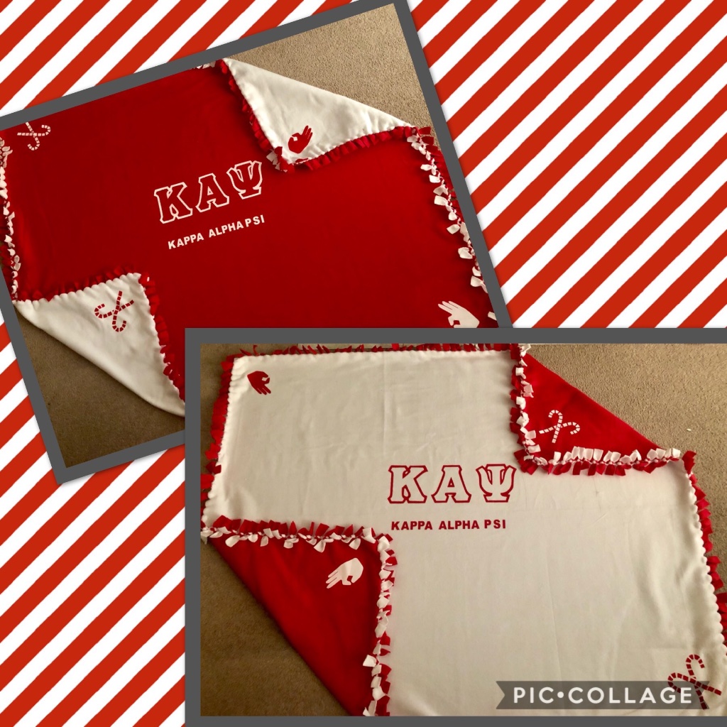 Custom Greek Fleece Blanket