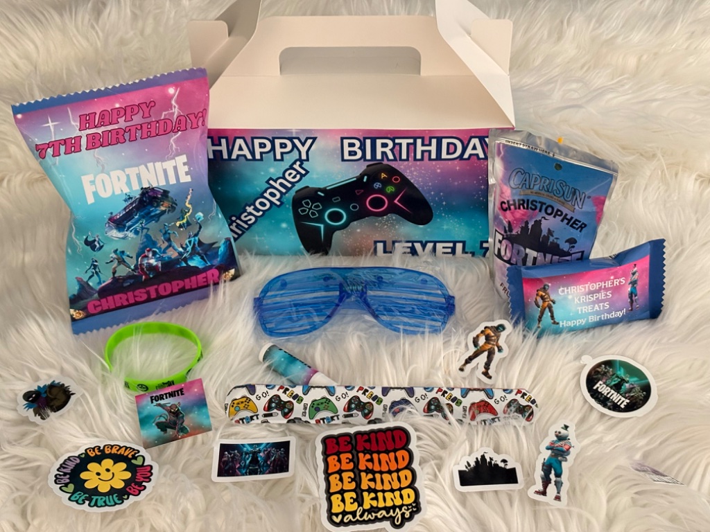 Custom Birthday Party Favor Box