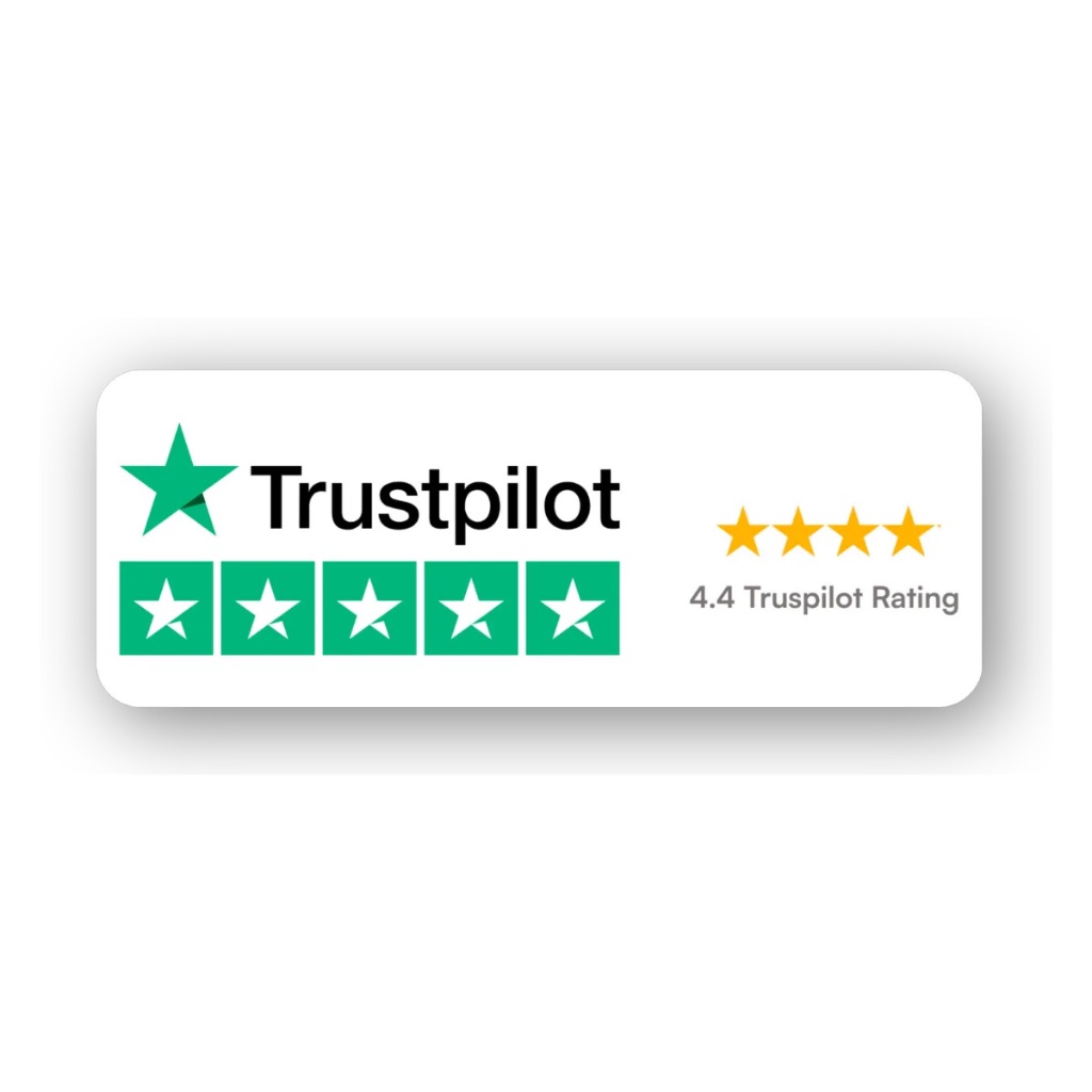 Trustpilot 4.4 Rating