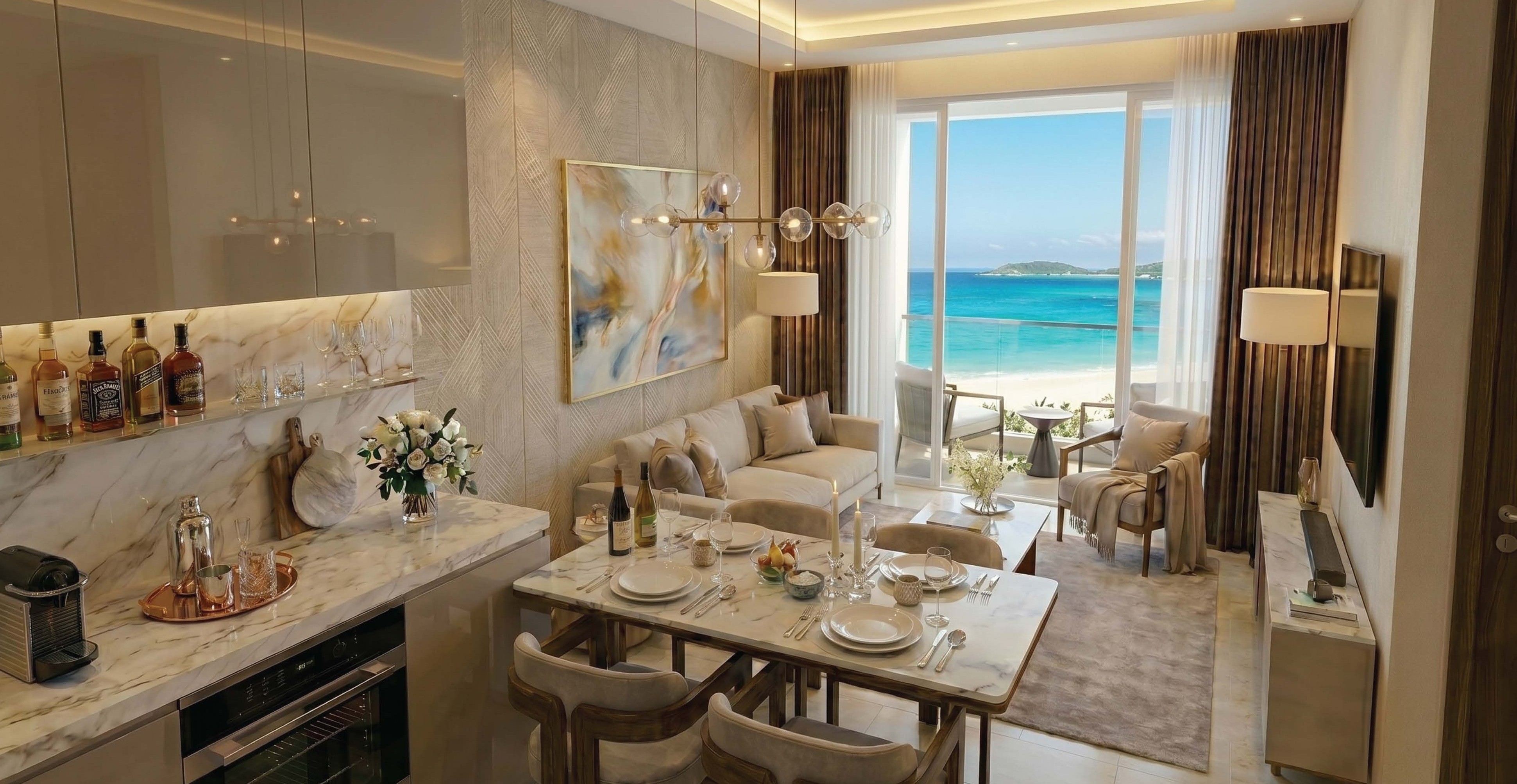 Luxury 2-BEDROOM residence interior