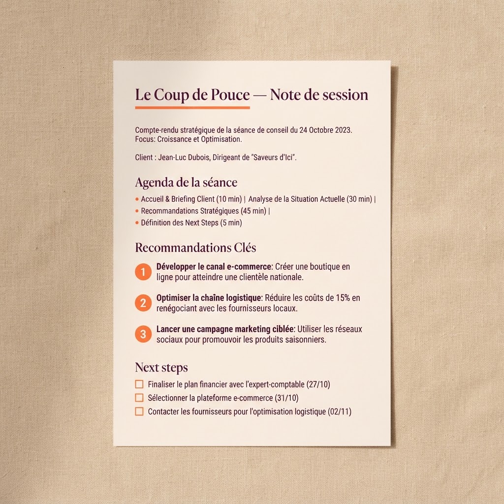 Le Coup de Pouce