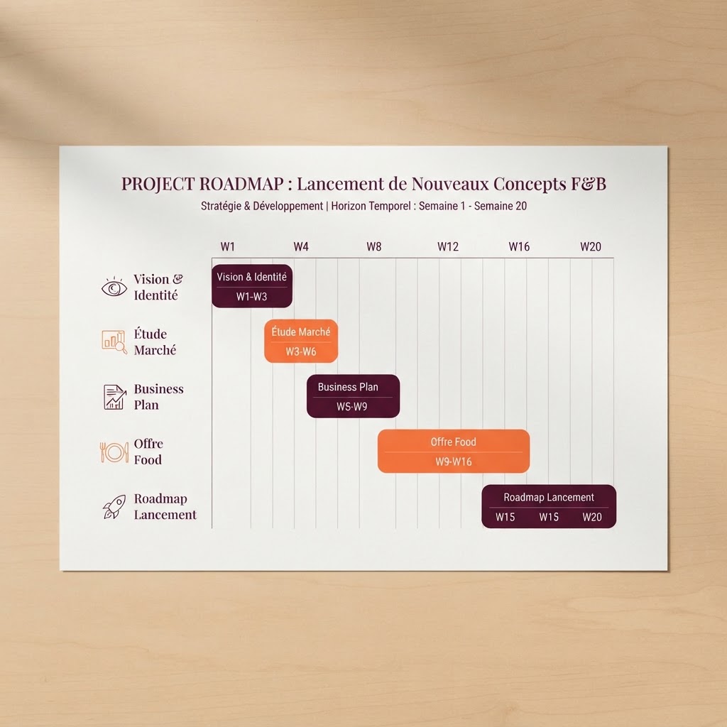 La roadmap de lancement