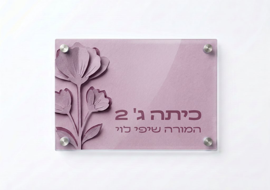 שילוט תואם לכיתות
