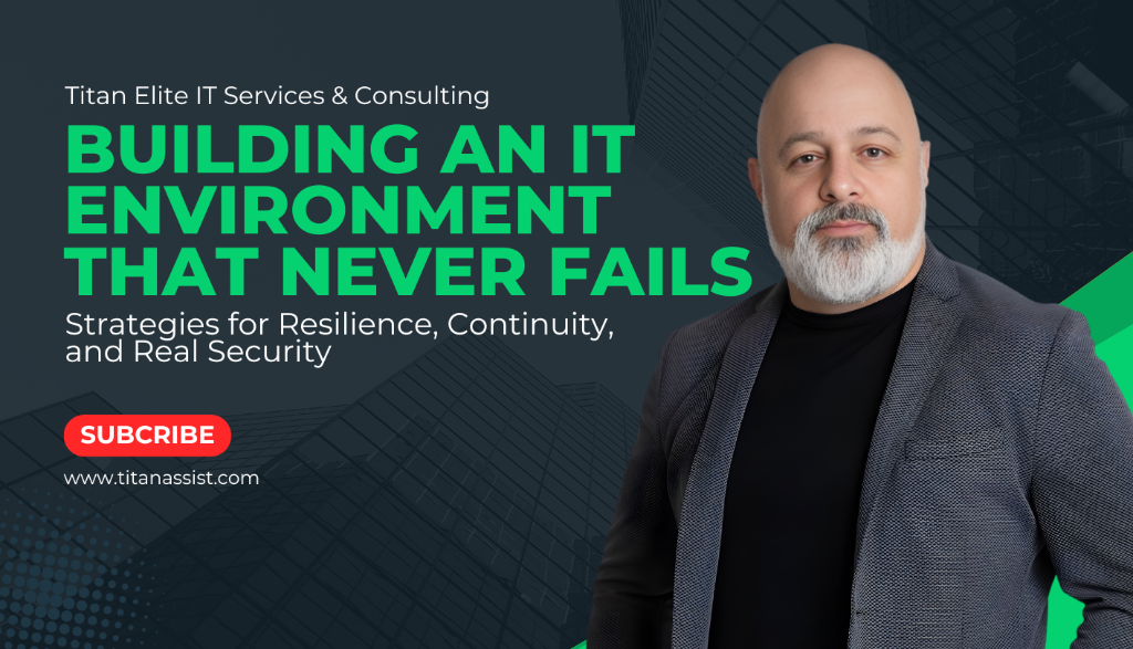 IT Environment Resilience: Building Systems That Never Fail