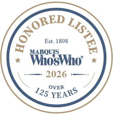 Marquis Who's Who 2026 Honored Listee Badge