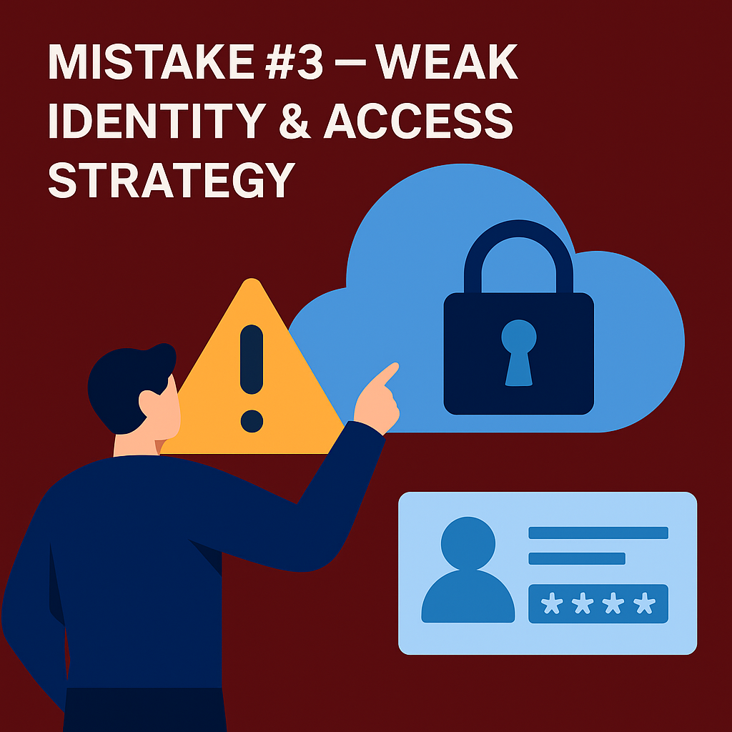 Weak identity and access strategy during cloud migration