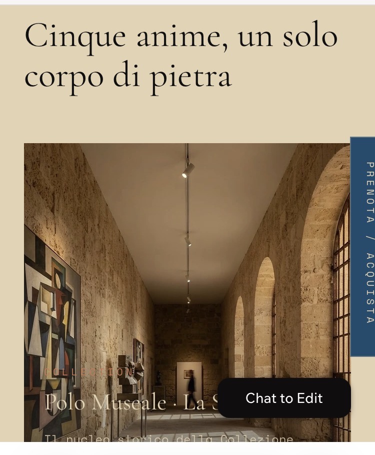 Interno voltato di Palazzo Bosco