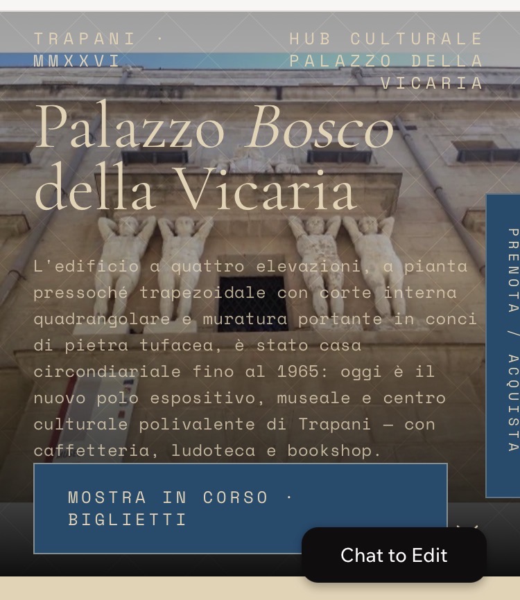 Palazzo Bosco della Vicaria — facciata con telamoni