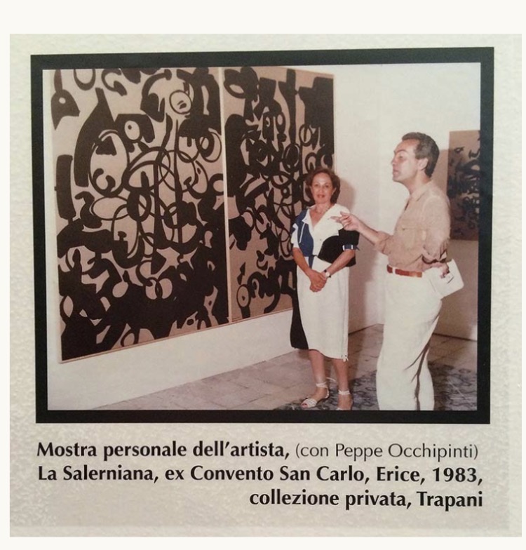 Carla Accardi, opere 1965-1983, a cura di Palma Bucarelli e Giovanni Guberti, ex Convento San Carlo, Erice, 1983