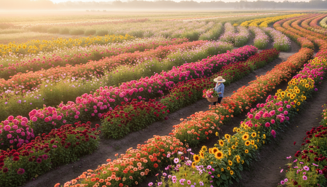 Blooms & Buzz flower fields