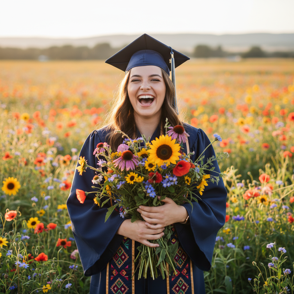 Graduation portrait