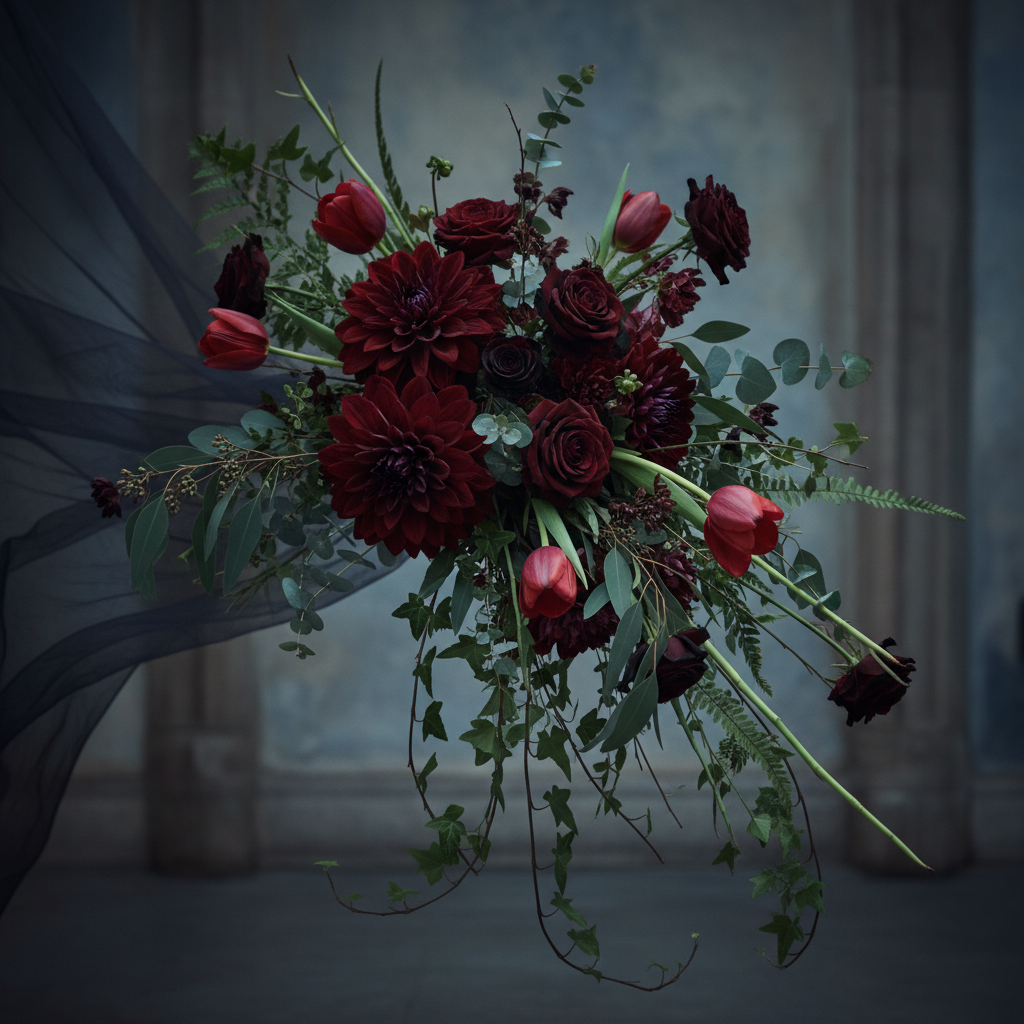 Burgundy Elegance Bouquet