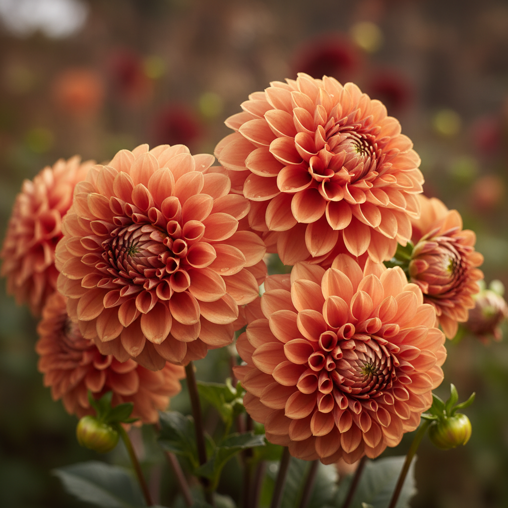 Cornel Bronze Dahlia