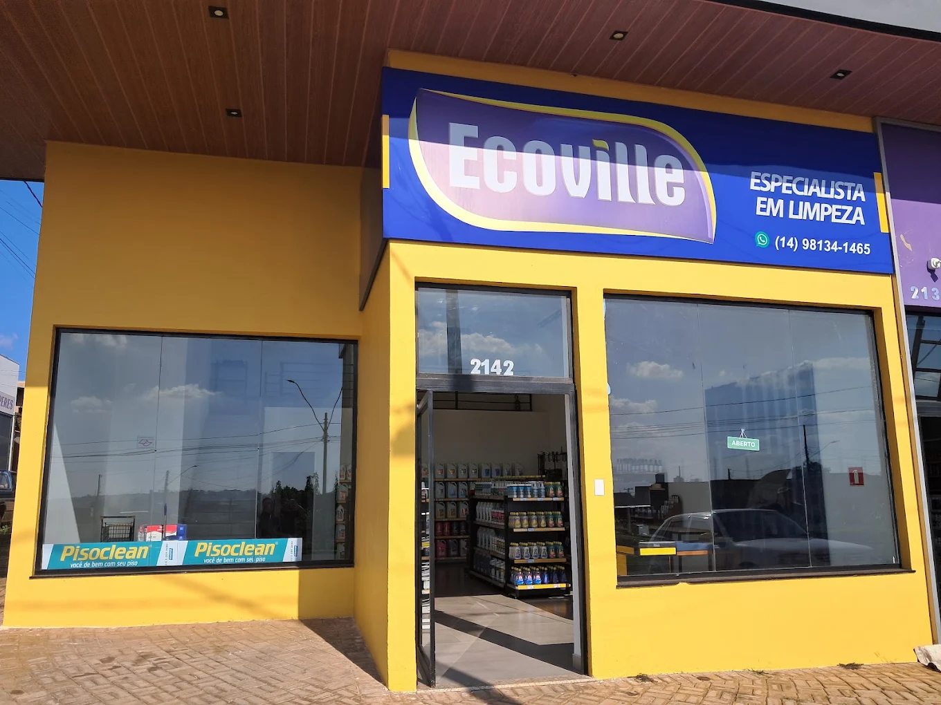 Fachada da loja Ecoville Lençóis Paulista
