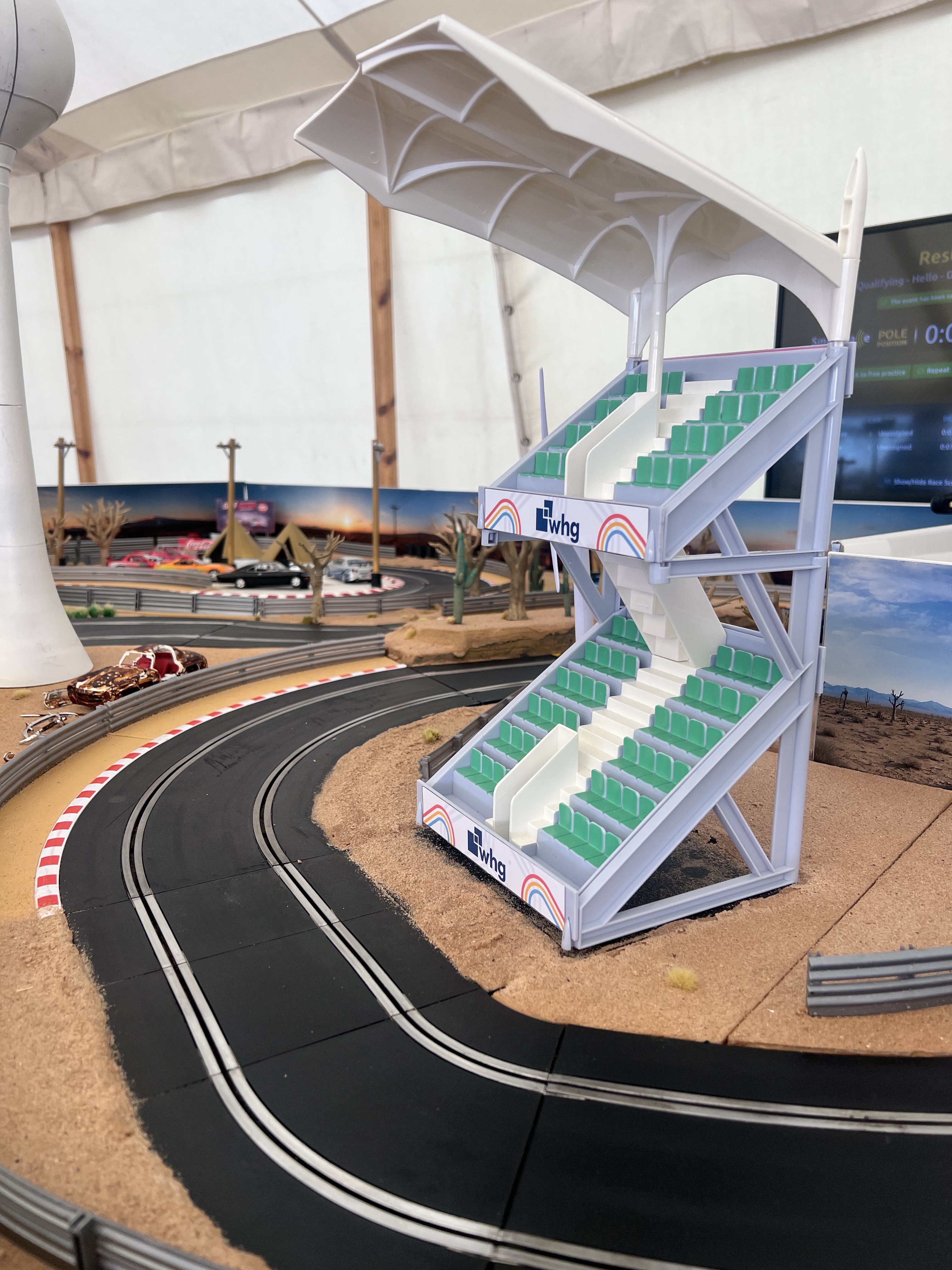 Walsall Housing Group (whg) – Penkridge — Corporate Party Scalextric event photo 3