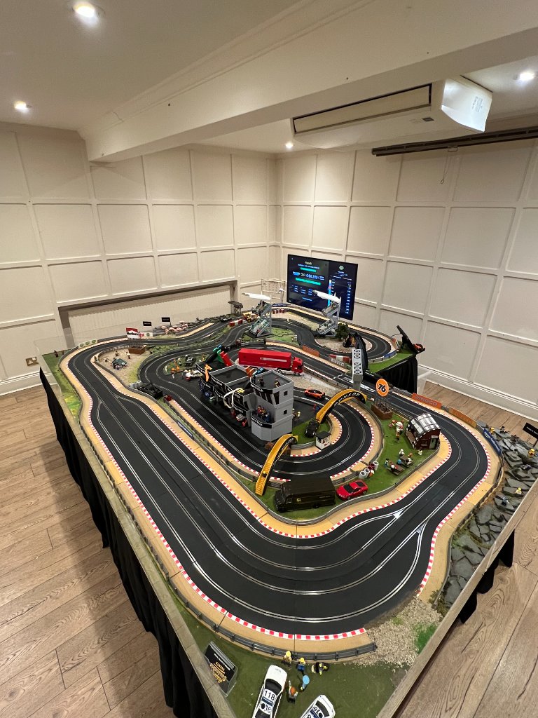 Nick & Hope's Wedding Party — Wedding Scalextric event photo 4