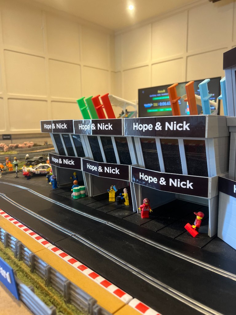 Nick & Hope's Wedding Party — Wedding Scalextric event photo 2