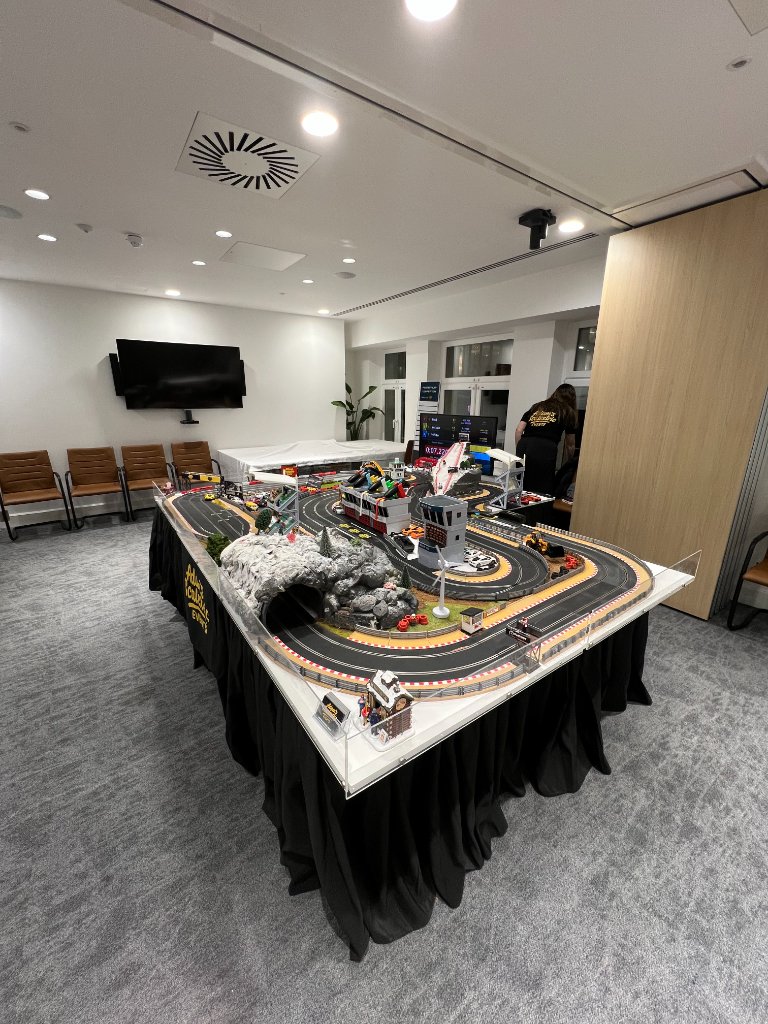 Corporate team building Scalextric