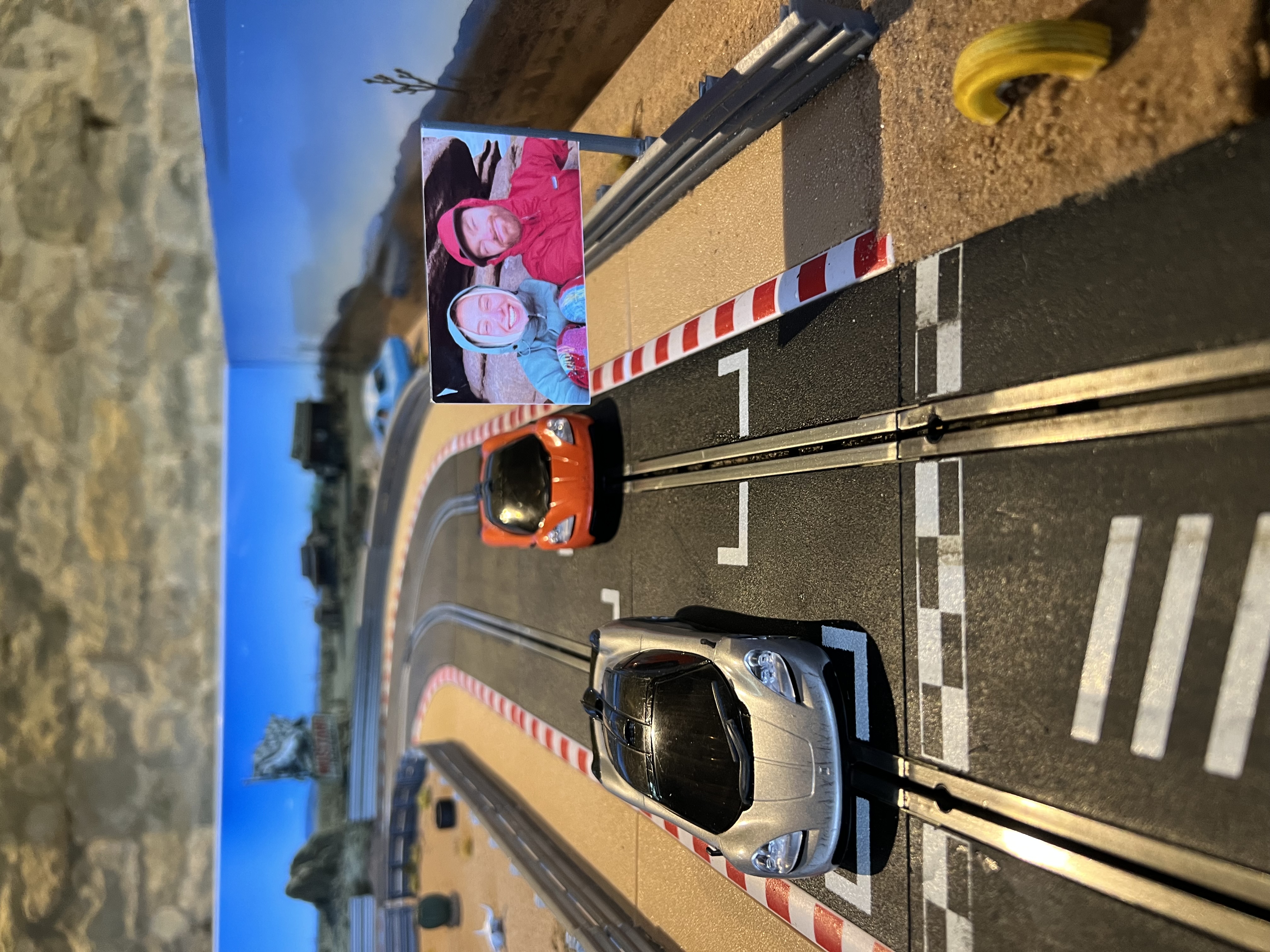 India and Owen's Wedding – Witney — Wedding Scalextric event photo 5