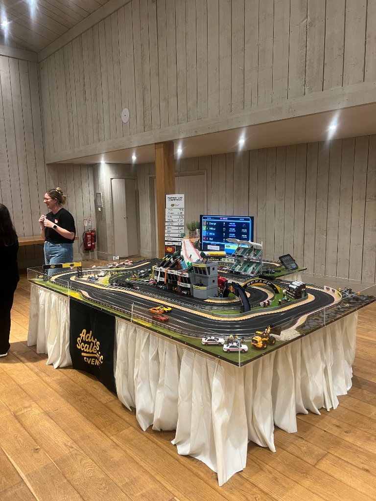 Wedding Scalextric hire