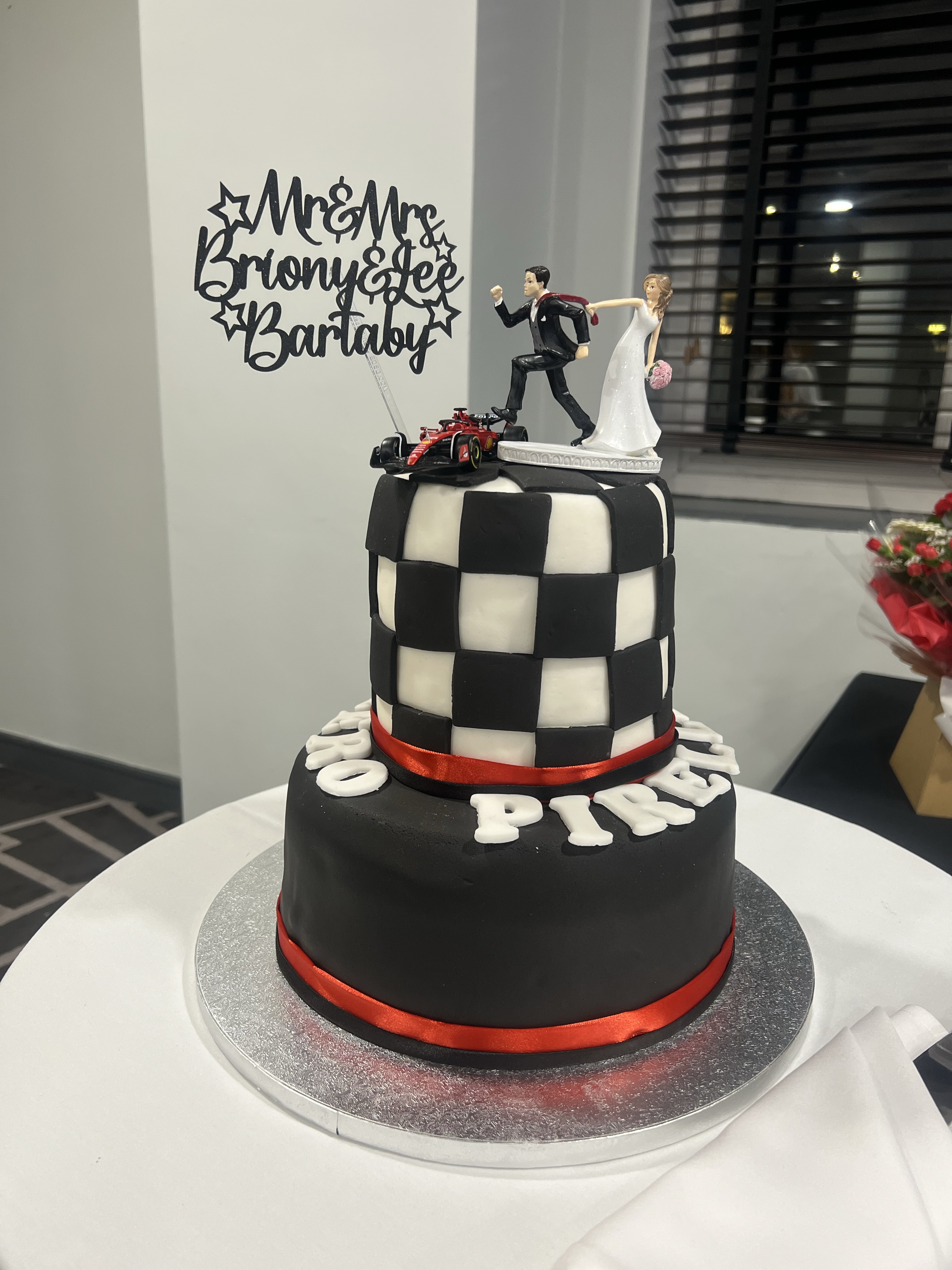 Lee and Briony's Wedding – Bournemouth — Wedding Scalextric event photo 3