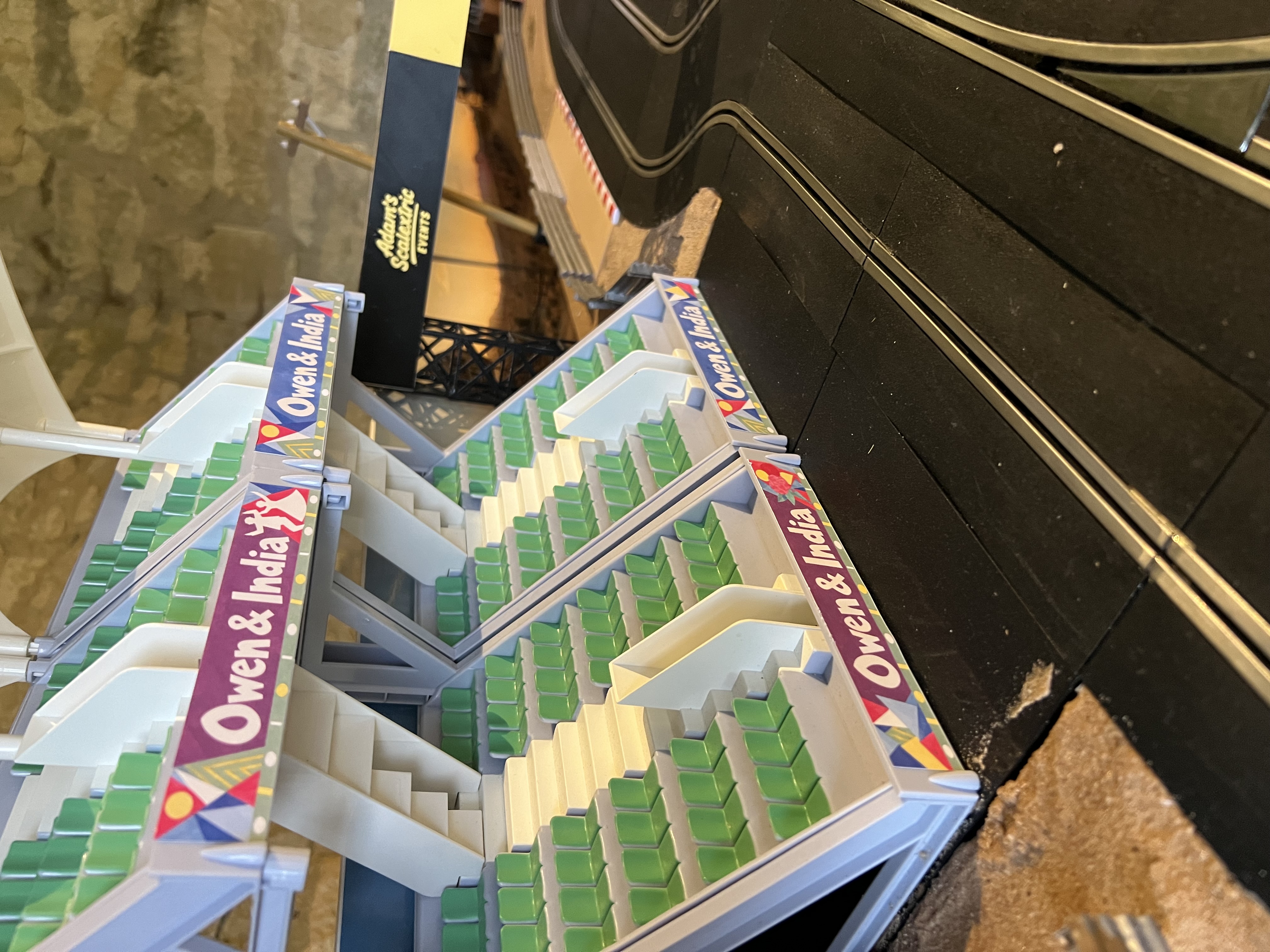 India and Owen's Wedding – Witney — Wedding Scalextric event photo 3