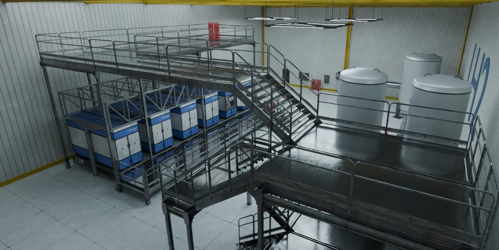 Digital Twin scenario 3D virtuale 3