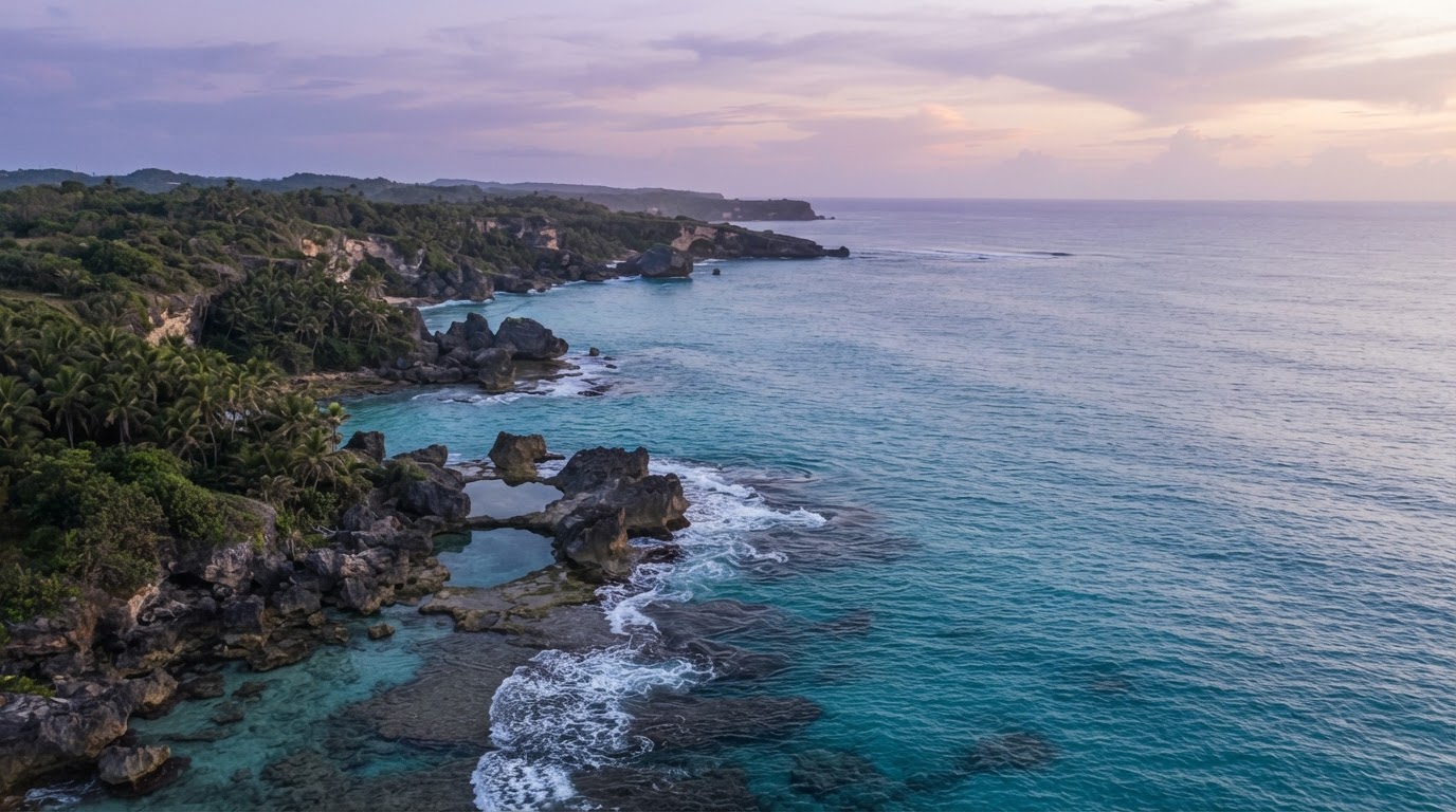 Barbados coastline