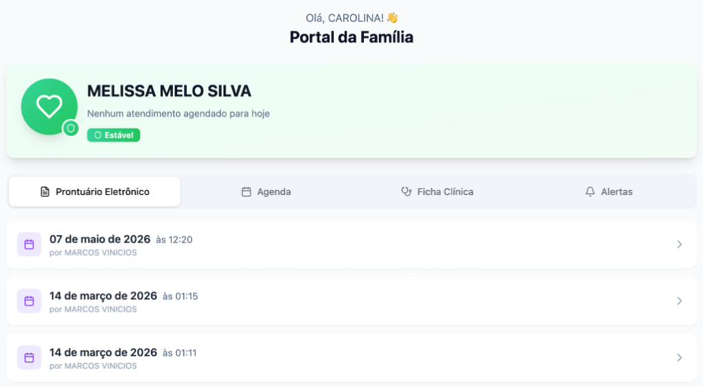 Acompanhe o cuidado pelo nosso aplicativo