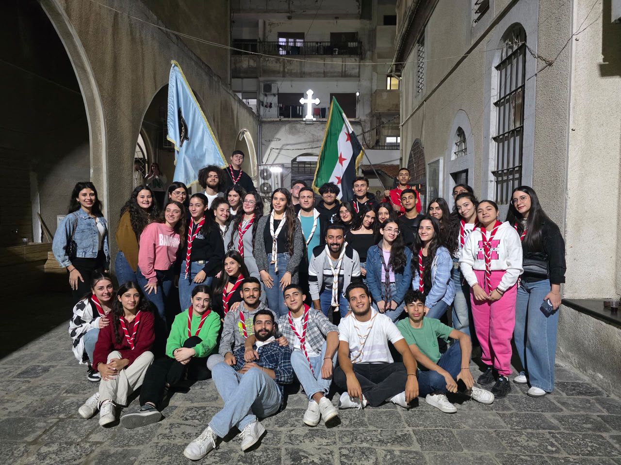 Training Christian Scouts in Damascus