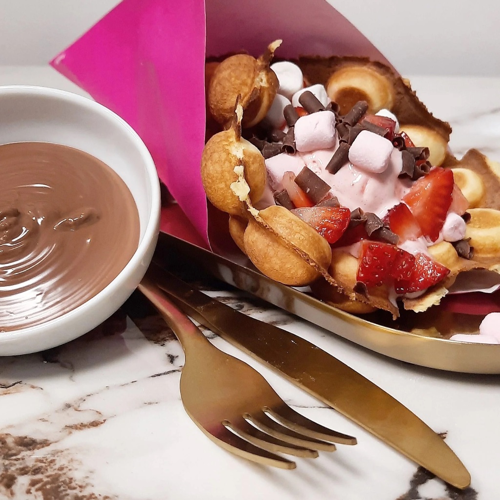 Wafel dessert