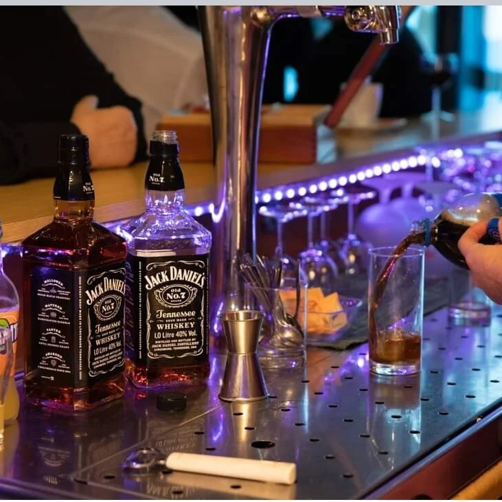 Bar met dranken