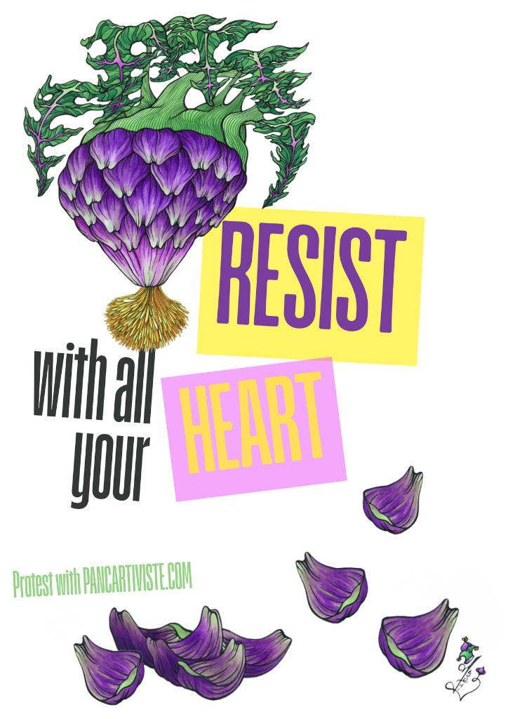 Violet Artichoke Resisting