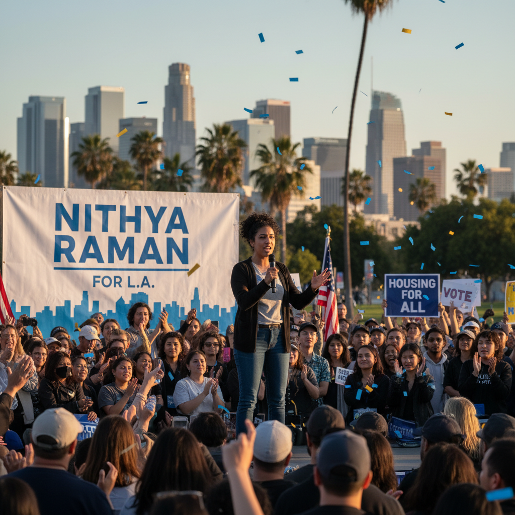 Nithya Raman Advances to Los Angeles Mayoral Runoff Against Karen Bass