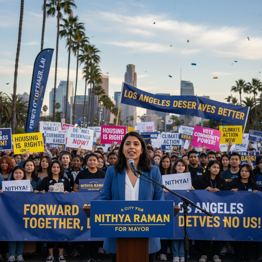 Progressive Nithya Raman Advances to November Runoff Against Mayor Karen Bass