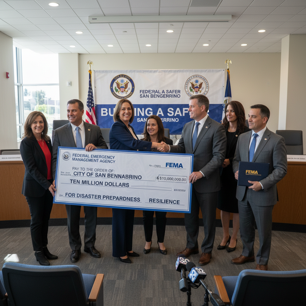 San Bernardino Receives $1.15 Million Federal Grant for Disaster Preparedness