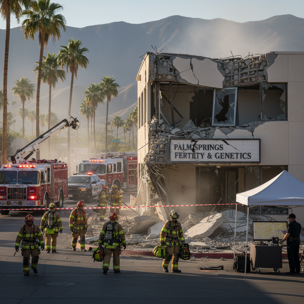 Palm Springs Fire Chief Honored for Heroic Actions After Clinic Explosion